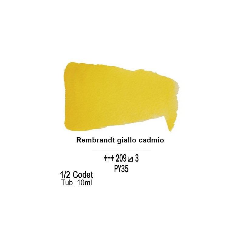 209 - Talens Rembrandt acquerello giallo cadmio