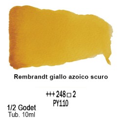 248 - Talens Rembrandt acquerello giallo azoico scuro