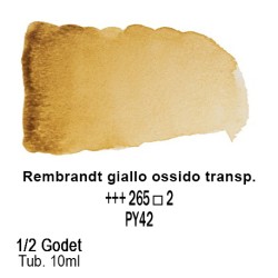 265 - Talens Rembrandt acquerello giallo ossido transparente