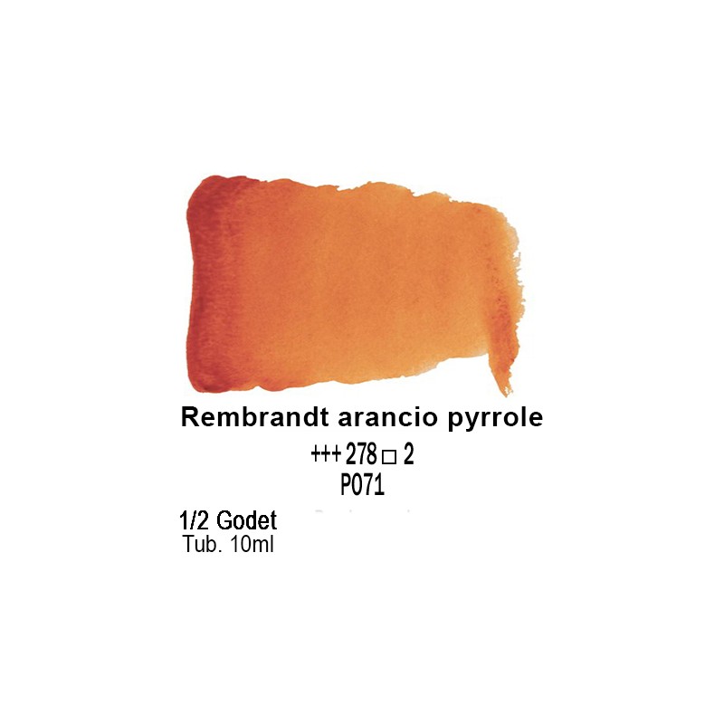 278 - Talens Rembrandt acquerello arancio pyrrole