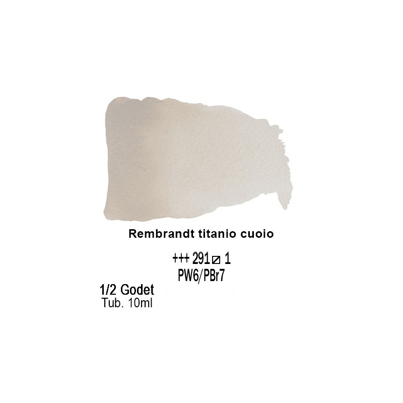 291 - Talens Rembrandt acquerello titanio cuoio