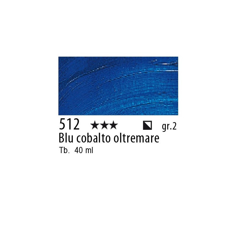 512 - Talens Olio Rembrandt Blu cobalto oltremare