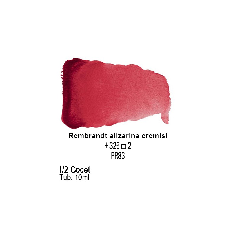 326 - Talens Rembrandt acquerello alizarina cremisi