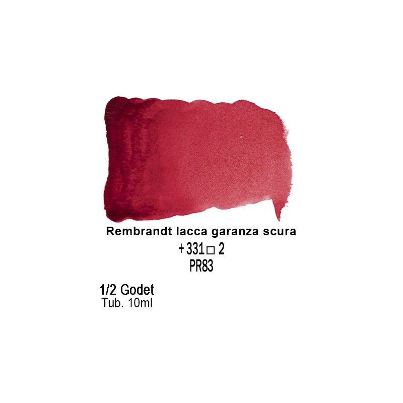 331 - Talens Rembrandt acquerello lacca garanza scura