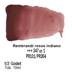 347 - Talens Rembrandt acquerello rosso indiano