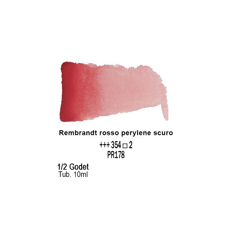 354 - Talens Rembrandt acquerello rosso perylene scuro
