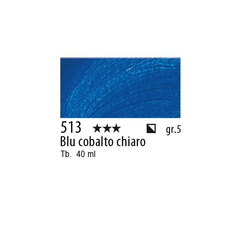 513 - Talens Olio Rembrandt Blu cobalto chiaro