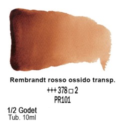 378 - Talens Rembrandt acquerello rosso ossido transparente