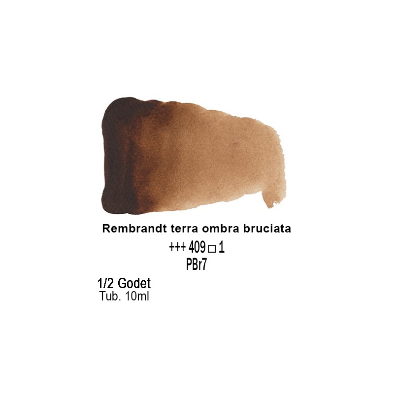 409 - Talens Rembrandt acquerello terra ombra bruciata