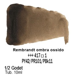 417 - Talens Rembrandt acquerello ombra ossido