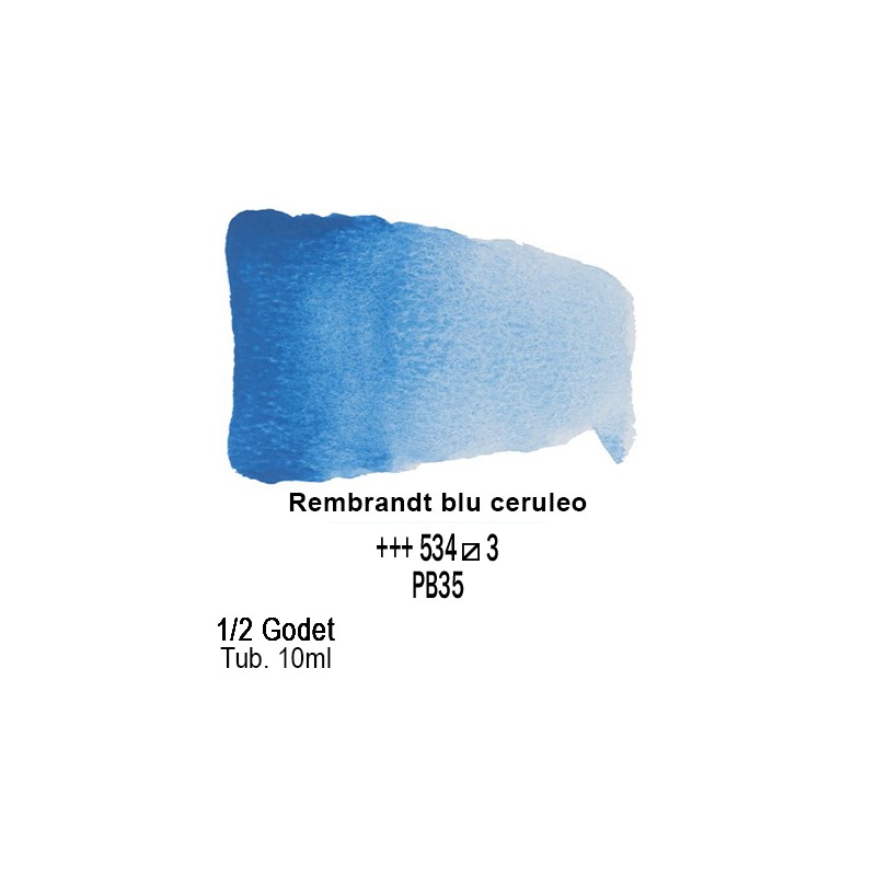 534 - Talens Rembrandt acquerello blu ceruleo