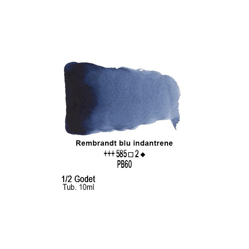 585 - Talens Rembrandt acquerello blu indantrene
