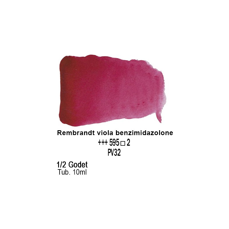 595 - Talens Rembrandt acquerello viola benzimidazolone