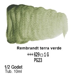 629 - Talens Rembrandt acquerello terra verde