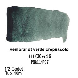 630 - Talens Rembrandt acquerello verde crepuscolo