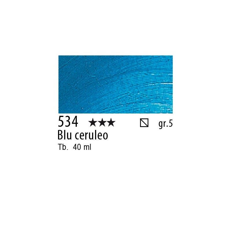 534 - Talens Olio Rembrandt Blu ceruleo