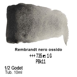 735 - Talens Rembrandt acquerello nero ossido