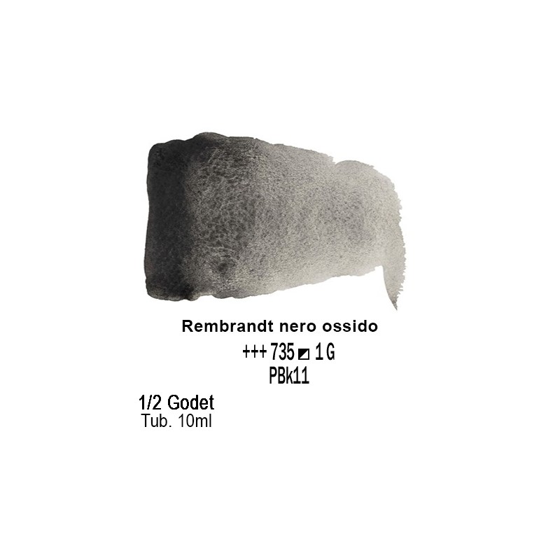 735 - Talens Rembrandt acquerello nero ossido