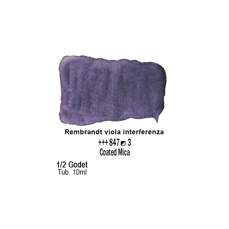 847 - Talens Rembrandt acquerello viola interferenza