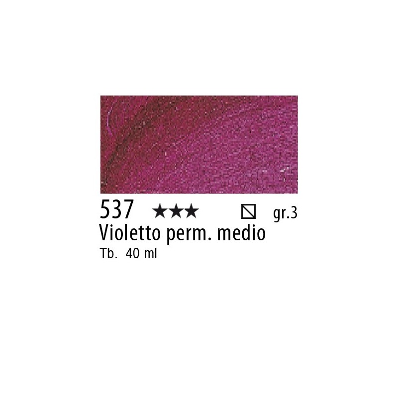 537 - Talens Olio Rembrandt Violetto permanente medio