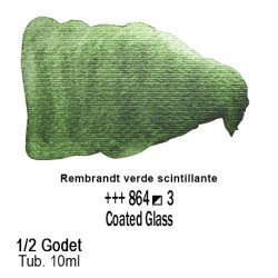 864 - Talens Rembrandt acquerello verde scintillante