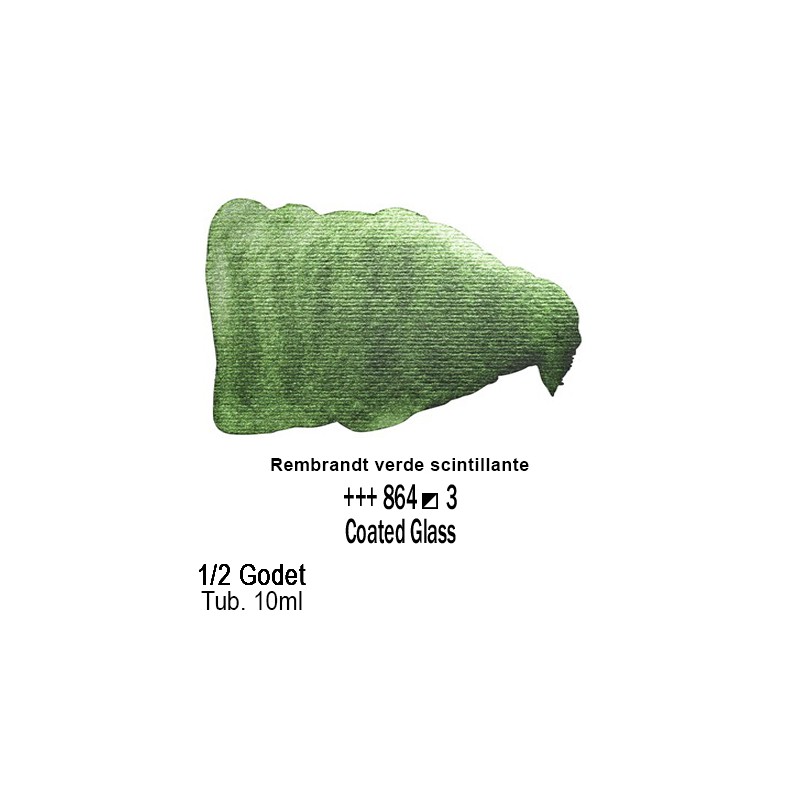 864 - Talens Rembrandt acquerello verde scintillante