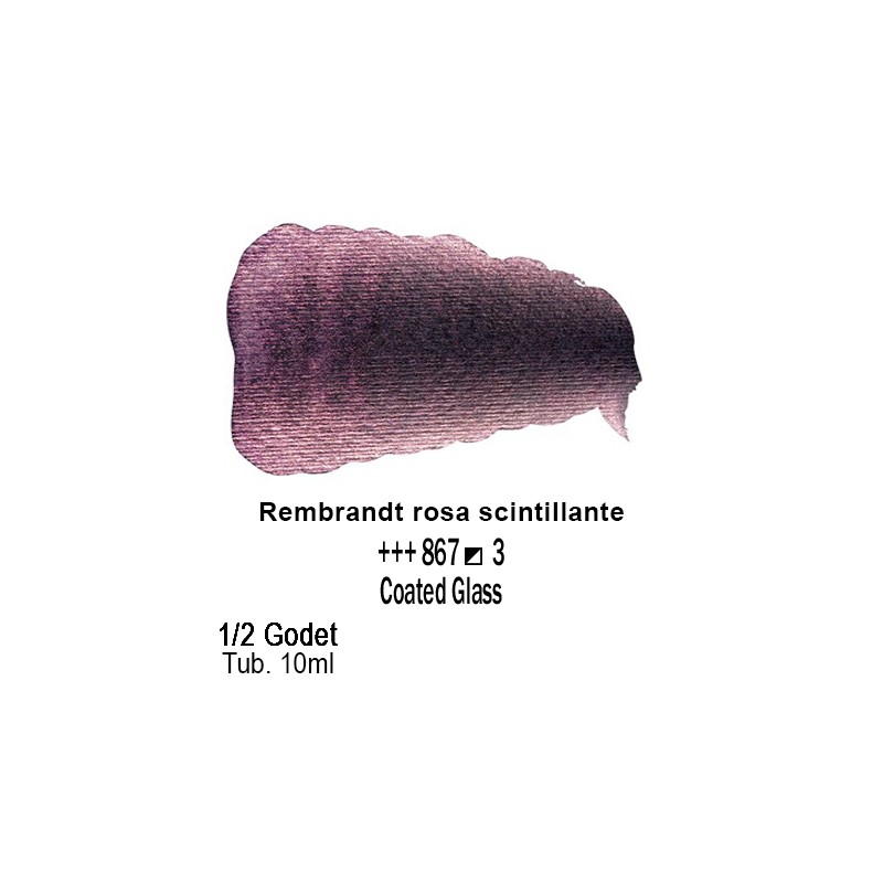 867 - Talens Rembrandt acquerello rosa scintillante