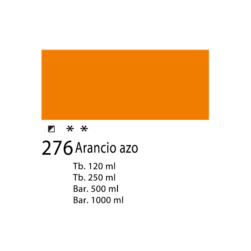 276 - Talens Amsterdam Acrylic Arancio azoico