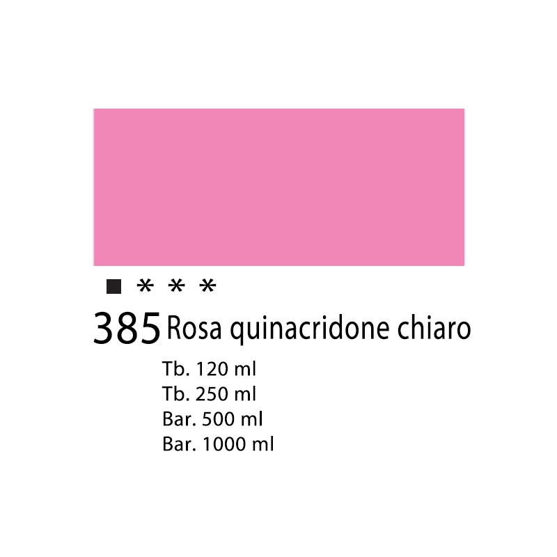 385 - Talens Amsterdam Acrylic Rosa quinacridone chiaro
