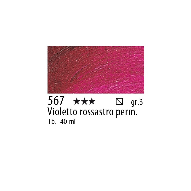 567 - Talens Olio Rembrandt Violetto rossastro permanente