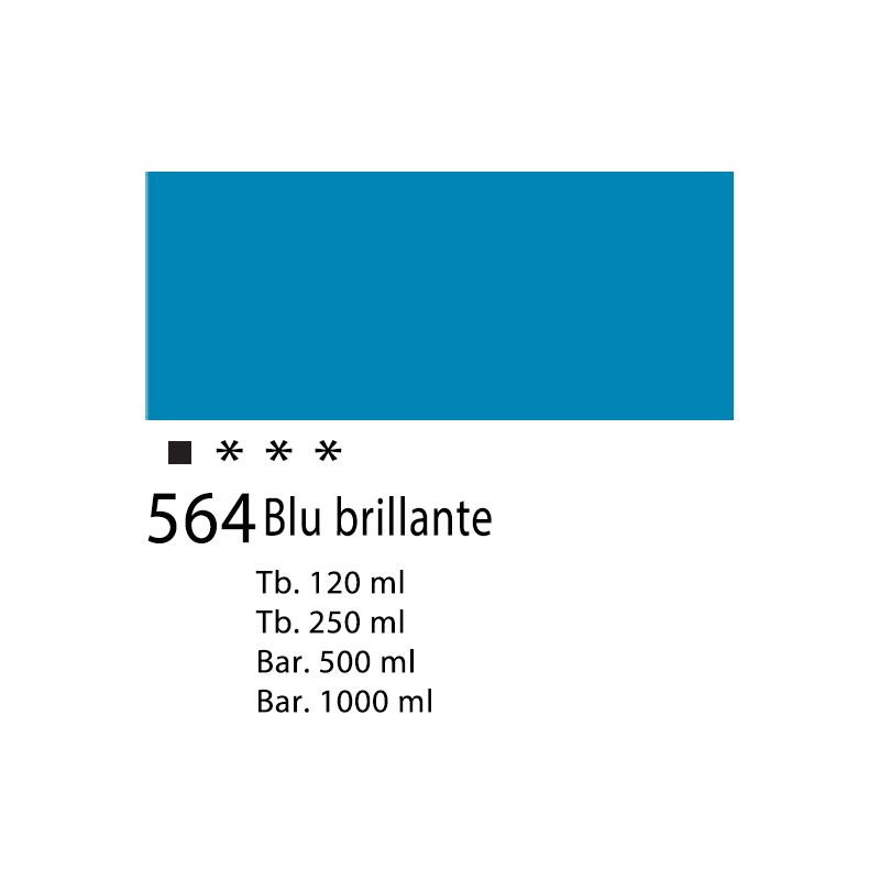 564 - Talens Amsterdam Acrylic Blu brillante