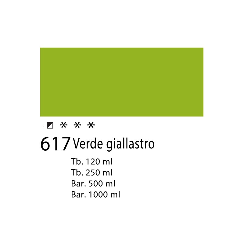 617 - Talens Amsterdam Acrylic Verde giallastro