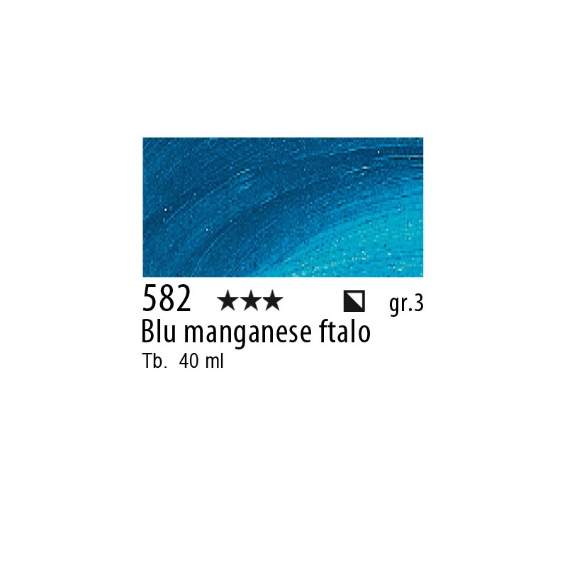 582 - Talens Olio Rembrandt Blu manganese ftalo