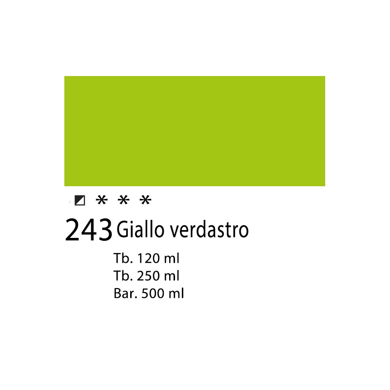 243 - Talens Amsterdam Acrylic Giallo verdastro