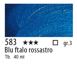 583 - Talens Olio Rembrandt Blu ftalo rossastro