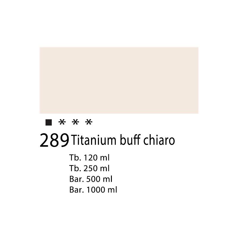 289 - Talens Amsterdam Acrylic Titanium Buff chiaro