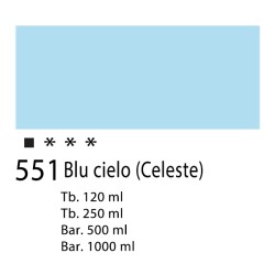 551 - Talens Amsterdam Acrylic Blu cielo (celeste)