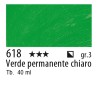 618 - Talens Olio Rembrandt Verde permanente chiaro