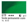 619 - Talens Olio Rembrandt Verde permanente scuro
