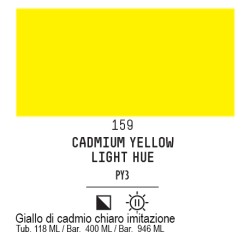 159 - Liquitex Basics acrilico giallo di cadmio chiaro imit.