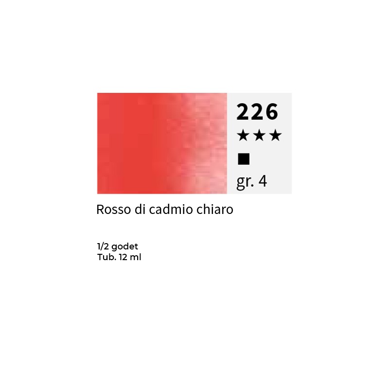 226 - Maimeri Blu - Rosso di cadmio chiaro