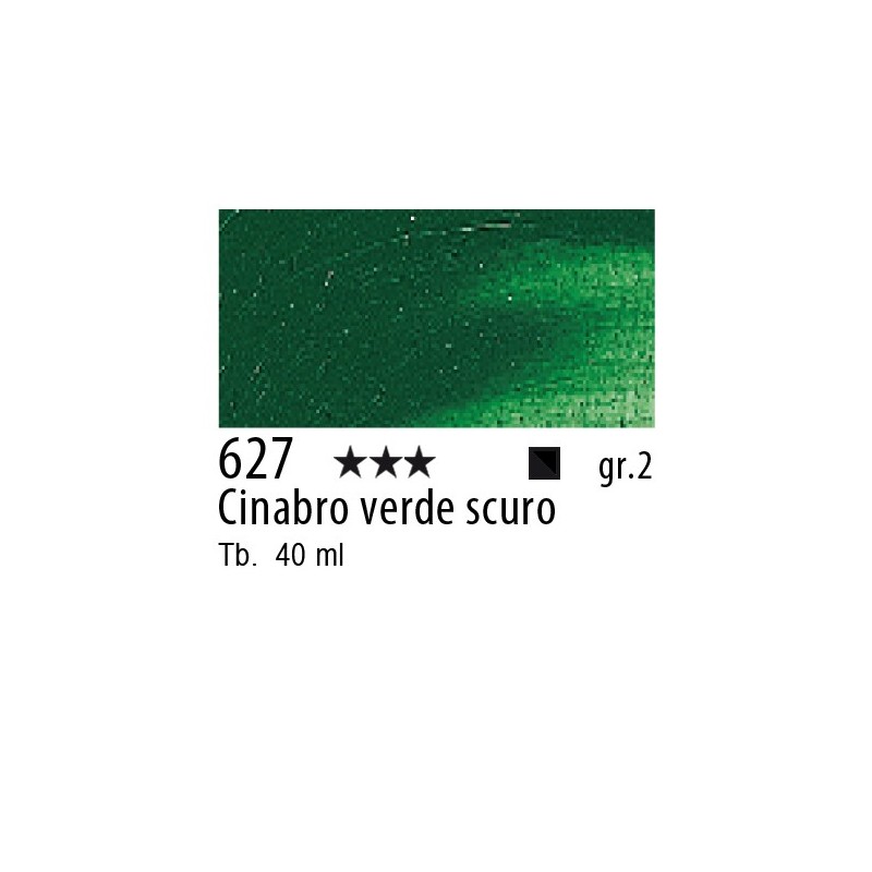 627 - Rembrandt Cinabro verde scuro