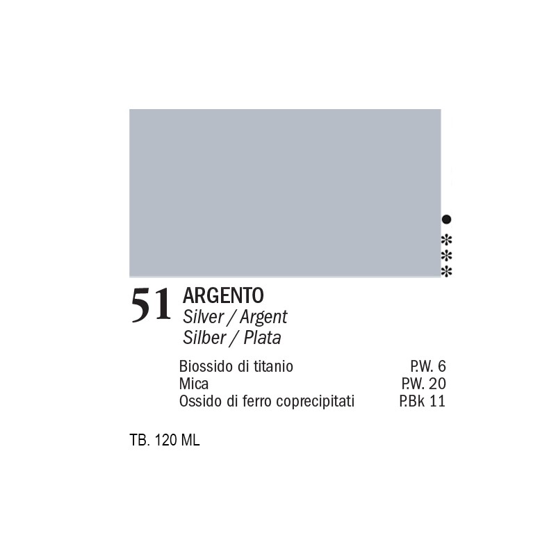 51 - Ferrario Acrylic Master Argento