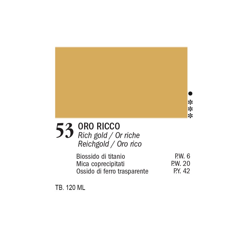 53 - Ferrario Acrylic Master Oro ricco
