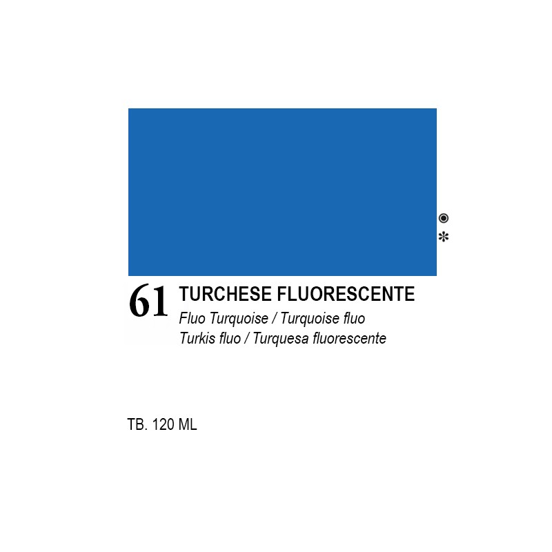 61 - Ferrario Acrylic Master Turchese fluorescente