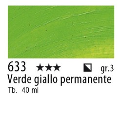 633 - Talens Olio Rembrandt Verde giallo permanente