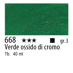 668 - Talens Olio Rembrandt Verde ossido di cromo