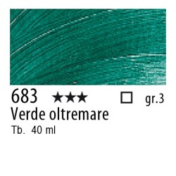 683 - Talens Olio Rembrandt Verde oltremare