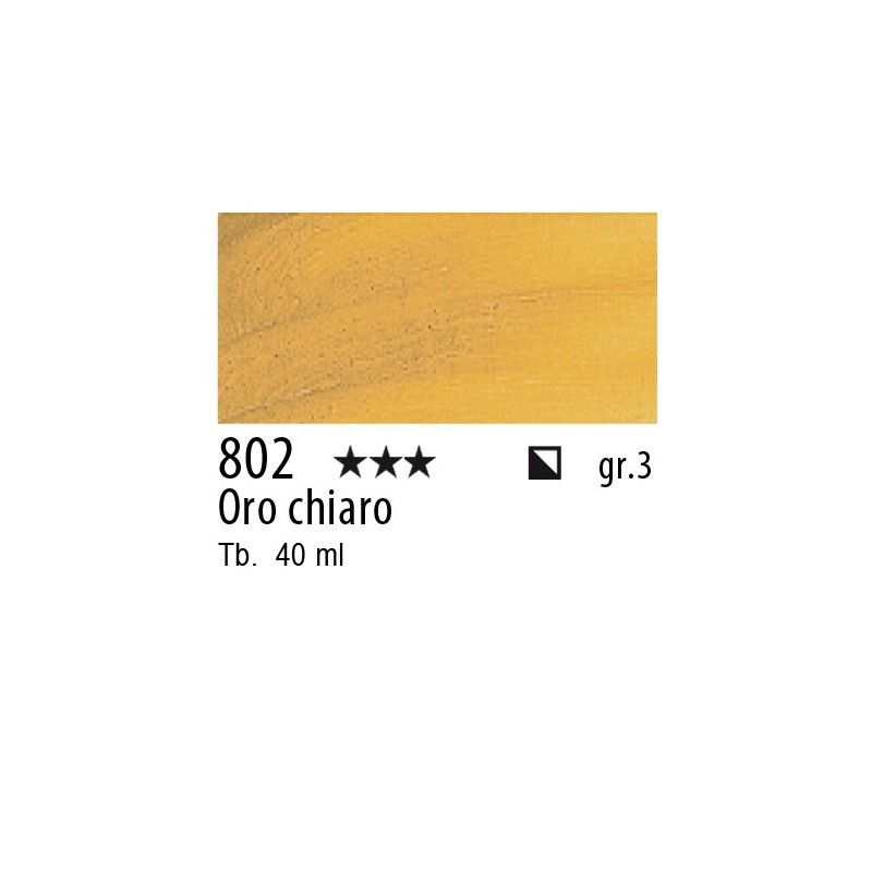 802 - Talens Olio Rembrandt Oro chiaro