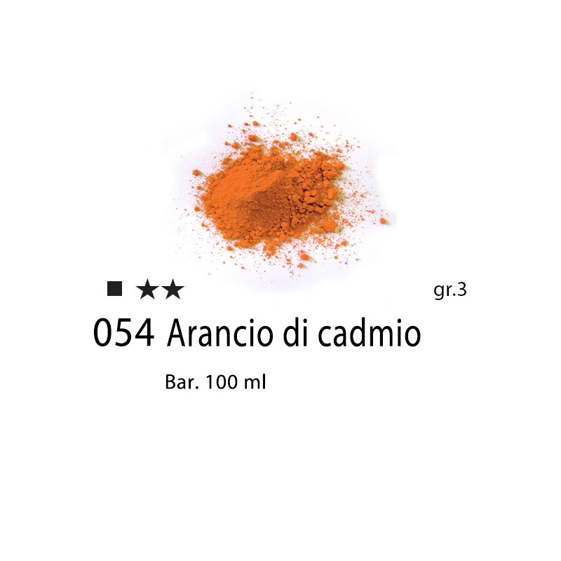 054 - Pigmenti in polvere Maimeri Arancio di cadmio